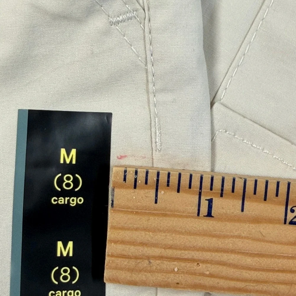 Art Class Girls Khaki Cargo Pants Mid Rise Relaxed Leg Size M 8 Tan New